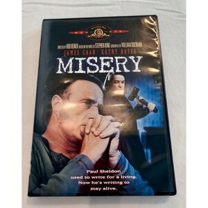 Misery  (DVD, 1990) James Caan Kathy Bates, Stephen King Movie